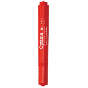 Marker OPTIMA crveni kosi vrh 1kom slide slika