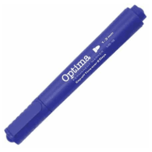 Marker OPTIMA plavi kosi vrh 1kom slide slika