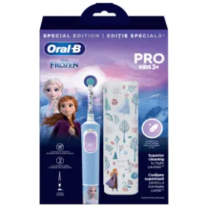 ORAL B Pro kids 3+ Frozen električna četkica za zube + travel case 1kom slide slika