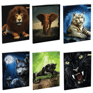 Sveska A4 karo SPIRIT animal 52lista 1kom slide slika