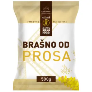 ALEKSANDRIJA bezglutensko brašno od prosa 500g slide slika