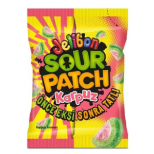 Gumene bombone KENT jelibon sour patch lubenica 80g slide slika