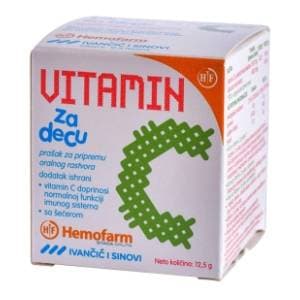 HEMOFARM vitamin C za decu 25x0,5g slide slika