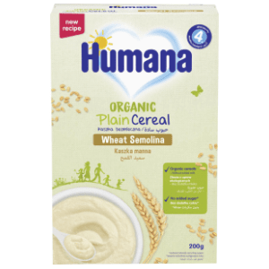 HUMANA organska bezmlečna kaša sa grizom 200g slide slika