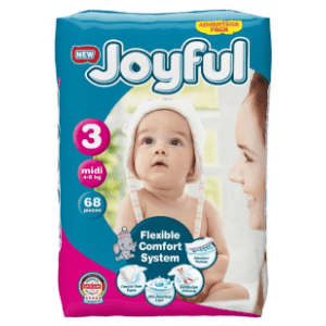 JOYFUL pelene 3 midi 68kom slide slika