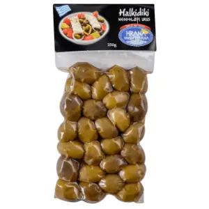 HALKIDIKI zelene masline sa košticom 250g slide slika