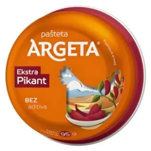 Pašteta ARGETA kokošija extra pikant 95g slide slika