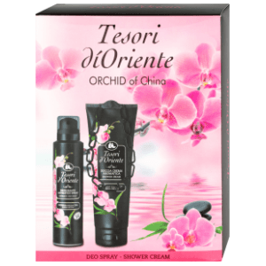 TESORI D'ORIENTE set Orchid (dezodorans i gel za tuširanje) slide slika