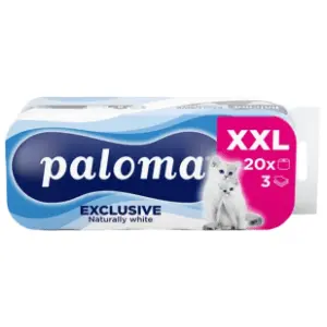 Toalet papir PALOMA exclusive 3sloja 20kom slide slika