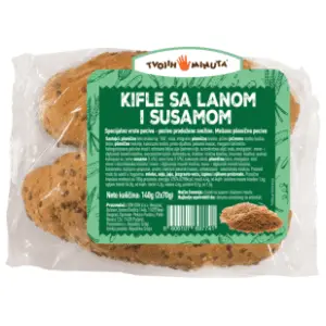 TVOJIH 5 MINUTA kifla sa lanom i susamom 2x70g slide slika