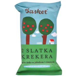 BASKET 2 slatka krekera jabuka cimet 25g slide slika