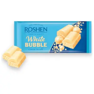 Bela čokolada ROSHEN bubble 80g slide slika