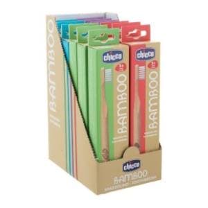CHICCO četkica za zube bamboo 3g+ 1kom slide slika