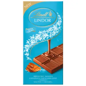 Čokolada LINDT slana karamela 100g slide slika