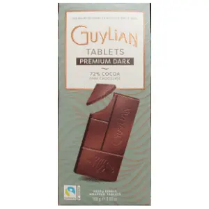 Crna čokolada GUYLIAN belgian chocolate 72% 100g slide slika