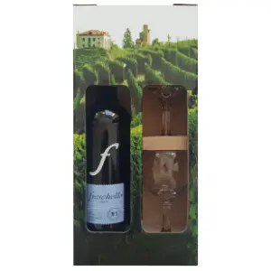 Crno vino FRESCHELLO 0,75l + 2 čaše gratis slide slika