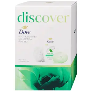 DOVE set Discover (gel za tuširanje, sapun i pufna) slide slika