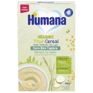 HUMANA organic kaša bez mleka kukuruz pirinač tapioka 200g slide slika