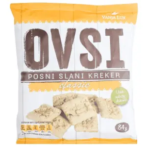 Krekeri OVSI posni slani classic 84g slide slika