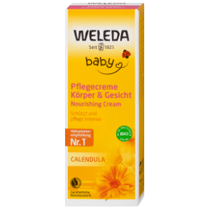 WELEDA Baby krema za telo neven 75ml slide slika