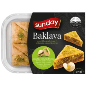 SUNDAY Baklava pistaći i puter 500g slide slika