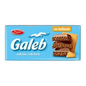 Čokolada PIONIR Galeb sa keksom 170g slide slika