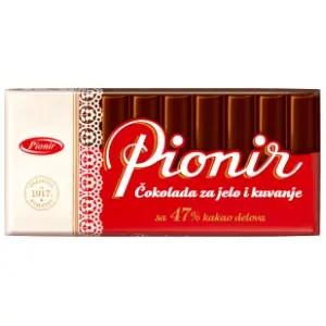 Čokolada PIONIR za kuvanje 200g slide slika