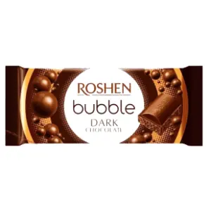 Crna čokolada ROSHEN bubble dark 80g slide slika