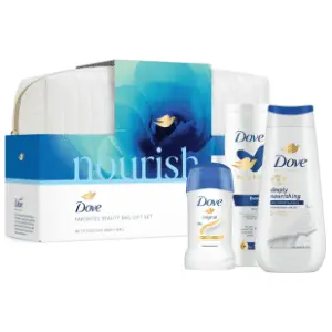 DOVE set Nourish (gel za tuširanje, losion za telo i stik) slide slika