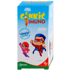INPHARM cinkić imuno tablete za žvakanje 60kom slide slika