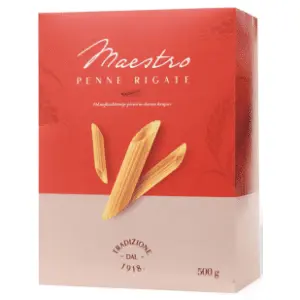 Makaroni DANUBIUS Maestro pipe rigate 500g slide slika