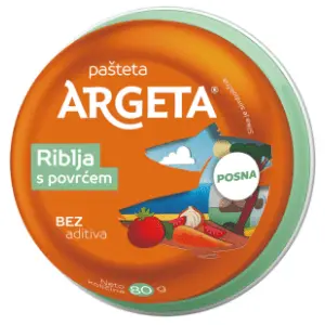 Pašteta ARGETA riblja sa povrćem 80g slide slika