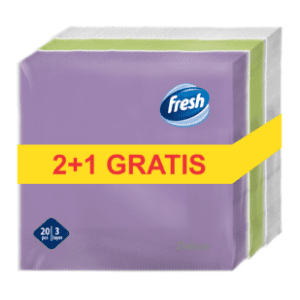 Salvete FRESH 3sloja 20kom 2+1gratis slide slika