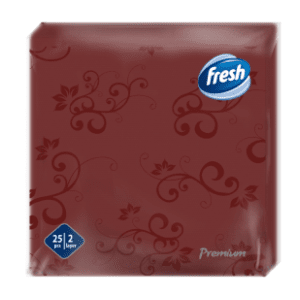 Salvete FRESH Decor bordo 2sloja 25kom slide slika