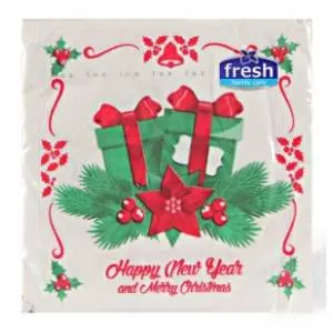 Salvete FRESH Happy New Year 3sloja 20kom slide slika
