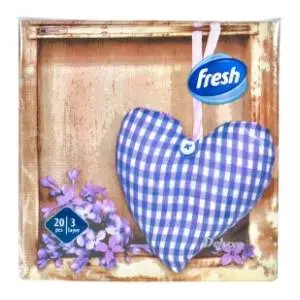Salvete FRESH Srce i jorgovan 3sloja 20kom slide slika