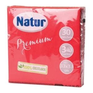 Salvete NATUR Premium crvene 3sloja 30kom slide slika