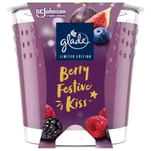Sveća GLADE berry festive kiss 129g slide slika