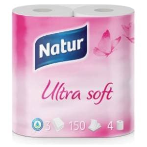 Toalet papir NATUR ultra soft 3sloja 4kom slide slika
