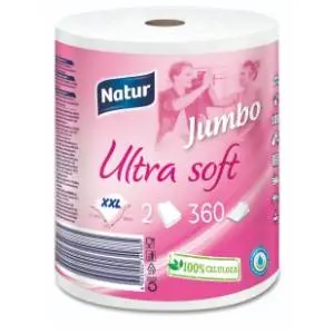 Ubrus NATUR Jumbo ultra soft 2sloja 1kom slide slika