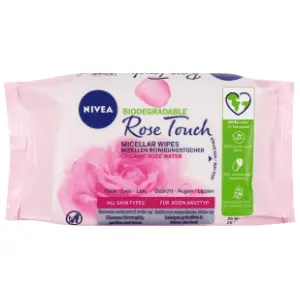 Vlažne maramice NIVEA rose touch micellar 25kom slide slika