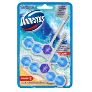 WC osveživač DOMESTOS power 5 ocean 2x50g slide slika
