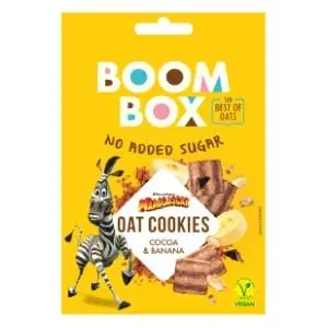 BOOM BOX ovseni keks banana kakao 50g slide slika