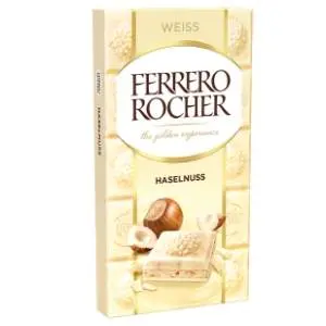Čokolada FERRERO ROCHER bela lešnik 90g slide slika