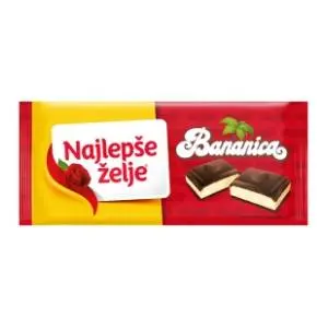 Čokolada NAJLEPŠE ŽELJE Bananica 184g slide slika