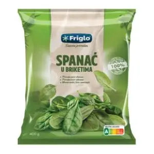 FRIGLO spanać 450g slide slika