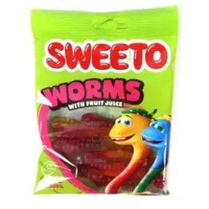 Gumene bombone SWEETO crvi 80g slide slika