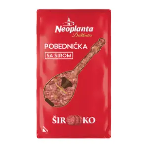 Kobasica NEOPLATNA Pobednička sa sirom 100g slide slika