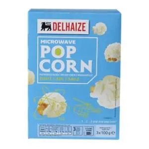 Kokice DELHAIZE za mikrotalasnu slane 3x90g slide slika