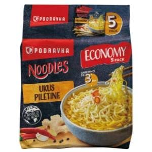 Nudle PODRAVKA piletina fini-mini 5x75g slide slika
